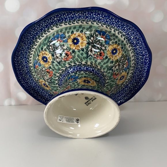 CERAMIKA ARTYSTYCZNA 12” Cake Stand - Picture 6 of 9